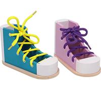 Small Foot Zapato para Ensartar Colorido, Set de 2