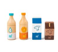 Small Foot- Conjunto de Bebidas Fresh, de Madera, Juego de Rol (Importación USA)