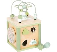 Small Foot Cubo motriz Verde, Madera FSC® 100% certificada, 5 Lados, 12 Meses, 12805