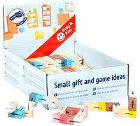 Small Foot Display Puzzle Serpiente mágica de Madera, Set 24 Serpientes Flexibles para niños, Desde los 36 Meses, 12345