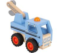 small foot Dépanneuse en Bois, Voiture de jeu Avec grue Mobile, dès mois, 12446 Madera FSC 100% certificada, grúa de Carga móvil, a Partir de 18 Meses, Multicolor