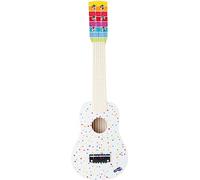 Small Foot Kinder-Gitarre Sound aus Holz, Musikinstrument schult Rhythmus-und Taktgefühl, AB 3 Jahren, 10382, Color Blanco