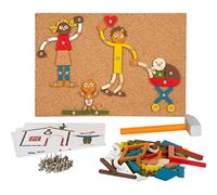 Small Foot Design Juguete de Martillo 12359 — Hogar y familia de madera, tablero de corcho, 3+