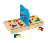 Small Foot Hundimiento de barcos de madera, con elementos de juego conectables, juego de estrategia para jóvenes y mayores, a partir de 6 años, personas 3457, rojo