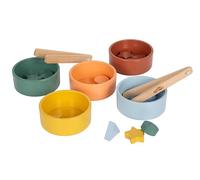 Small Foot Design Juego de clasificación Montessori con pinzas – FSC® 100% certificado 1 año