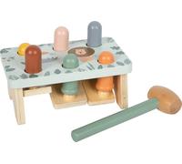 Small Foot Design Juego de martilleo Safari 12740 – FSC 100% con martillo, desde los 12 meses