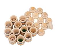 small foot 6766 sensory game "hearing memory" made of wood, 12 wooden boxes, 6 x