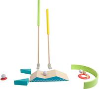 Small Foot Juego de minigolf Active de Madera, Certificado FSC 100%, con Diez obstáculos, a Partir de 5 años, 11964 Golf Toys, Multicolor, Talla única