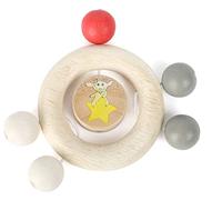 Small Foot Juguete de Madera para pies pequeños, 10650 con diseño de Cabra de Billy con Elementos giratorios como Discos y Cuentas, Ideal para Manos de niños