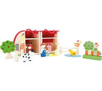 Small Foot Juguetes de Madera de Granja de Madera, Juguete de Primera Calidad diseñado para niños a Partir de 3 años. Un diseño Multi