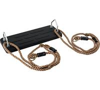 Small Foot Schaukel aus witterungsbeständigem Hartgummi, Gartenspielzeug belastbar bis 100 kg, AB 3 Jahren, 6121 Columpio, Color Negro, NS