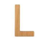 Small Foot Letra L de bambú sostenible, Super combinable con Otras Letras como decoración o Placa de Puerta, Especialmente Adecuado para Aprender a Leer (Anteriormente) para niños Escolares.