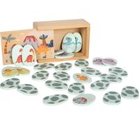 small foot Memo Dino, Juego de Memoria de Madera FSC 100% cert (Importación USA)