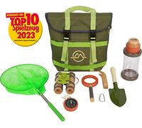 Small Foot Mochila de Explorador Discover, Juguete de Exterior para Salidas a la Naturaleza, a Partir de 3 años, 12336, Color Colorido