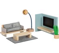 Small Foot Muebles de Sala de Estar para casa de muñecas, Madera, Set de Muebles, niños a Partir de 3 años, 12633