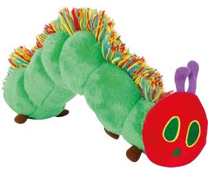 Small Foot Peluche Oruga glotona, 28 cm, Inspirado en el Libro de Eric Carle, Juguete para bebés Desde 1 año, 12788