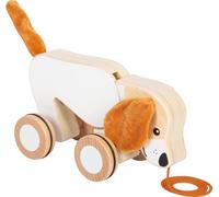 Small Foot Design Perro 12562 madera orejas crepitantes ruedas goma motricidad Coloreado