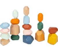 Small Foot-Piedras de Equilibrio Safari Toys, Multicolor (12226) Moderno