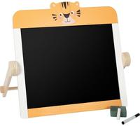 Small Foot Pizarra magnética y de Tiza “Safari”, Madera FSC® 100%, Doble Cara, para niños a Partir de 4 años, 12736