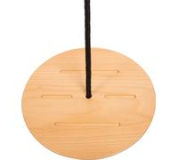 small foot Plato de con Cuerda Black Line, Columpio para Escalar para niños y Adultos, 12406, Color Negro Naturaleza