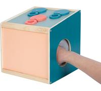 small foot sensorial y táctil Sensory, Caja de Madera para Ver, oír, oler y Tocar, a Partir de 3 años, 12466, Colores, Small
