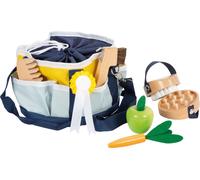 Small Foot Set de Aseo con Bolsa, Utensilios de Madera para niños, Accesorios para Caballos, 12419