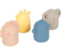 Small Foot Set de Juguetes de baño Silicona, 4 rociadores sin BPA, Lavables, Desde 1 año, 12753