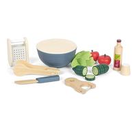 small foot Set Ensalada para Cortar Fresh, Madera, Juguete de Comida para Cocina Infantil, a Partir de 3 años 12612
