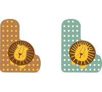 small foot Set Letras de madera para la habitación infantil L, con madera FSC® 100% certificada, letras animales, 12519