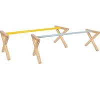Small Foot Set Obstáculo Cavaletti, Valla de Salto, para fanáticos de los Caballos, Desde los 3 años, 12397