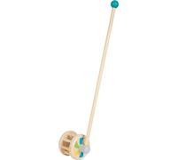 Small Foot Sonajero para Empujar de Madera, compañero de Carreras para niños, Desde los 12 Meses, 12341 Toys, Multicolor, Small