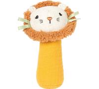 Small Foot Sonajero y Juguete de Agarre de Tela Little Lion, Juguete de Agarre sensorial, a Partir de 0+ Meses, 12771