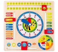 small foot Tabla De Aprendizaje Fecha - Hora Y Estaciones DE