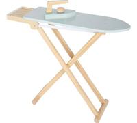 small foot Tabla de Planchar con Plancha de Madera, de Altura Ajustable y Plegable, para niños a Partir de 3 años, 12480, Color Azul, Small