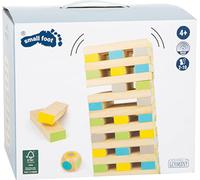 Small Foot Torre tambalenate XXL Active de Madera, Juego Familiar al Aire Libre, Desde 3 años, 12027