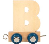 small foot Tren de letras Polar B, de madera, tren combinable individualmente, para decorar y regalar, 12572