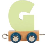 small foot Tren de letras Polar G, de madera, tren combinable individualmente, para decorar y regalar, 12577