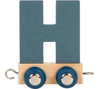 small foot Tren de letras Polar H, de madera, tren combinable individualmente, para decorar y regalar, 12578