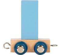 small foot Tren de letras Polar I, de madera, tren combinable individualmente, para decorar y regalar, 12579