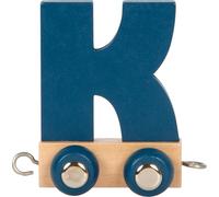 small foot Tren de letras Polar K, de madera, tren combinable individualmente, para decorar y regalar, 12581