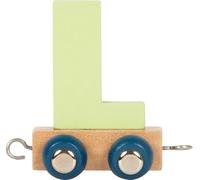 small foot Tren de letras Polar L, de madera, tren combinable individualmente, para decorar y regalar, 12582