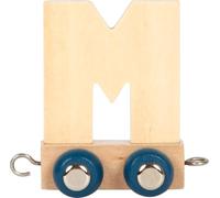 small foot Tren de letras Polar M, de madera, tren combinable individualmente, para decorar y regalar, 12583