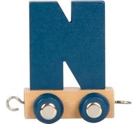 small foot Tren de letras Polar N, de madera, tren combinable individualmente, para decorar y regalar, 12584