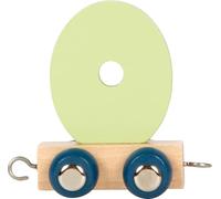 small foot Tren de letras Polar O, de madera, tren combinable individualmente, para decorar y regalar, 12585