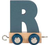 small foot Tren de letras Polar R, de madera, tren combinable individualmente, para decorar y regalar, 12588