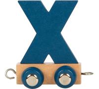 small foot Tren de letras Polar X, de madera, tren combinable individualmente, para decorar y regalar, 12594