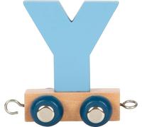 small foot Tren de letras Polar Y, de madera, tren combinable individualmente, para decorar y regalar, 12595