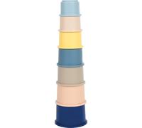 Small Foot Vasos apilables de Silicona, 7 uds., sin BPA, Motivos de Animales, Desde 1 año, 12754