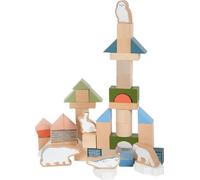 small foot Wooden Building Arctic, made of FSC 100%-certified wood, 50 blocks, f