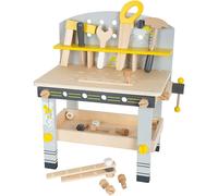 Small Foot Wooden Toys- Compact Premium Workbench Playset for Boys and